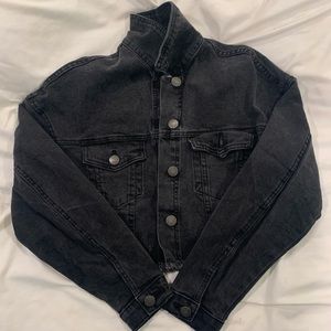 Garage Cropped Jean Jacket